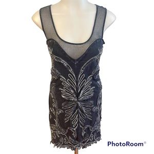 Free People Women’s Sheer Top Dress SZ S